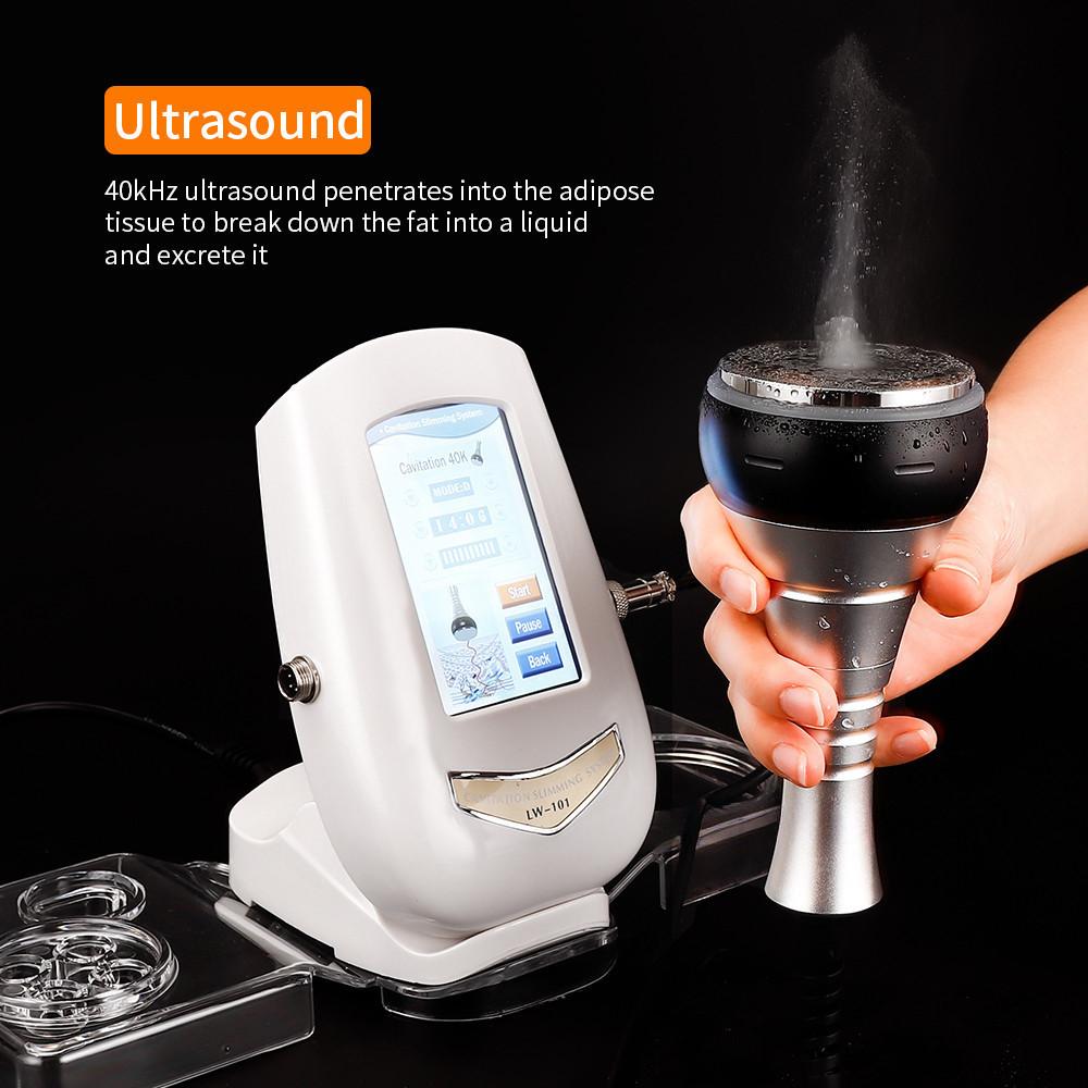 40K Cavitation Ultrasonic Weight Loss Machine Skin Lifting Tighten Massager RF Radio Body Slimming Fat Remove Machine