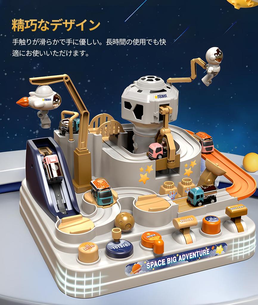 Toy Pretend Educational Toy for Ages and Space Truck No Batteries Finger Popular Birthday Gift for Girls and Christmas Gift Cars, Vehicles, Play, 3,