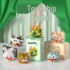 Mekensm Chinese Zodiac Lego-Compatible Micro Diamond Building Ornaments for Kids