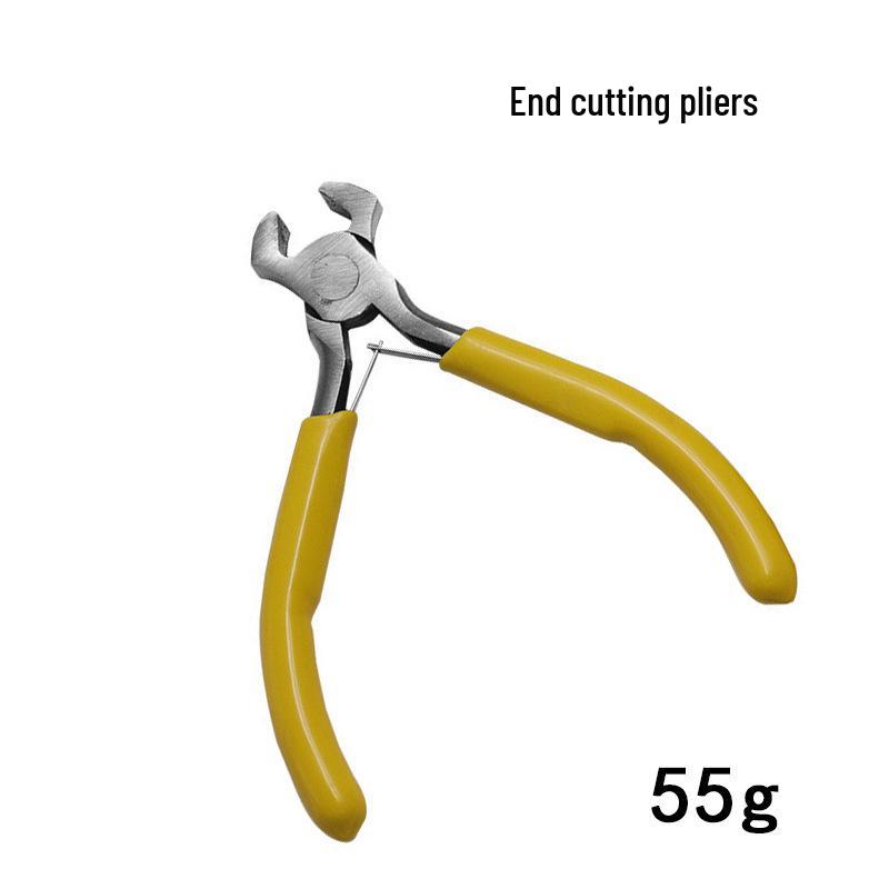 5-inch Mini Pliers Set: Needle-Nose, Bent-Nose, Wire Cutters for Jewelry Beading & DIY.