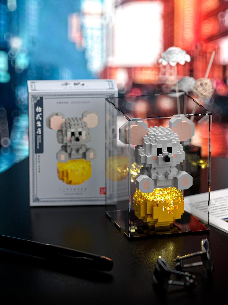 Chaole Chuang Zodiac Planet Cartoon Animal Building Blocks, Lego-Compatible DIY Set