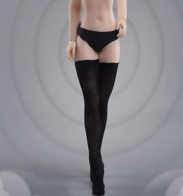 [TOYBARJAPAN] Escala 1:12 Fire Girl Toys FG-YC-007A Meia-calça Preta Guarda-roupa de Soldada Meia-calça Sem Costura para Figuras de Ação (Corpo, Cabeça e