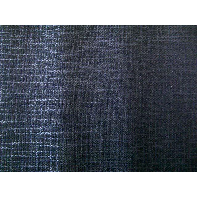 Used [New] Nishijin-ori 9-inch Nagoya Obi, Black with Red Dots, Modern, Checkered Pattern, for Outings and Parties, Silk, Unused, Unsewn, Obi, Black,