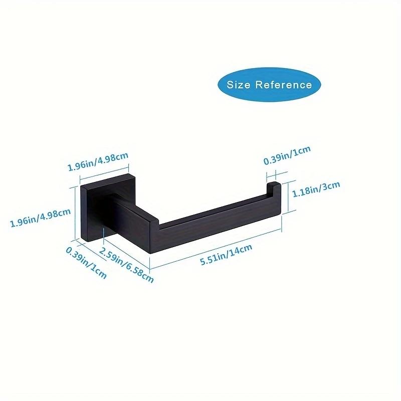 Toilet Paper Holder, Toilet Paper Roll Holder, Dispenser And Hanger, Wall Mounted Suitable For Bathroom And Kitchen