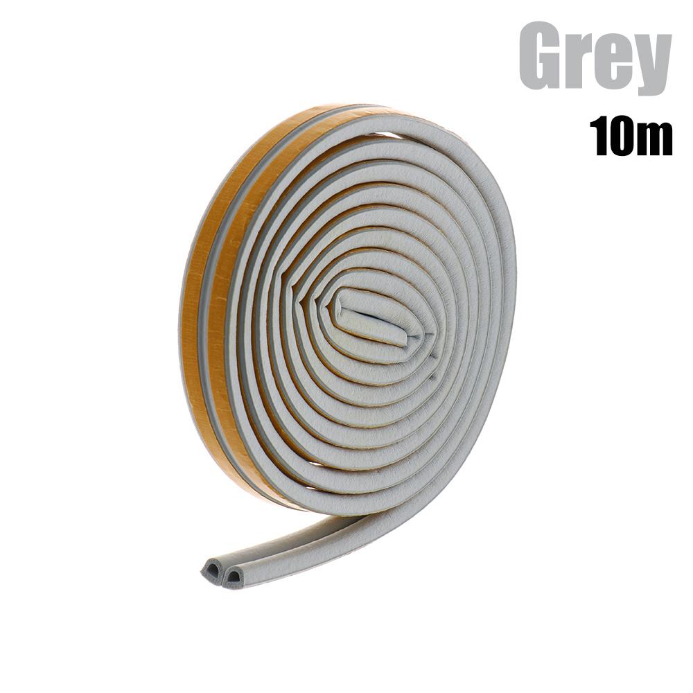 

5/10M Self Adhesive Rubber Anti Collision Draught Excluder Window Door Foam Seal Strip 5m серый