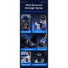 Portable Car Air Purifier Negative Ion & HEPA Filter Low Noise DeodorizerDust Smoke Removal Compact Design for Car Home Use