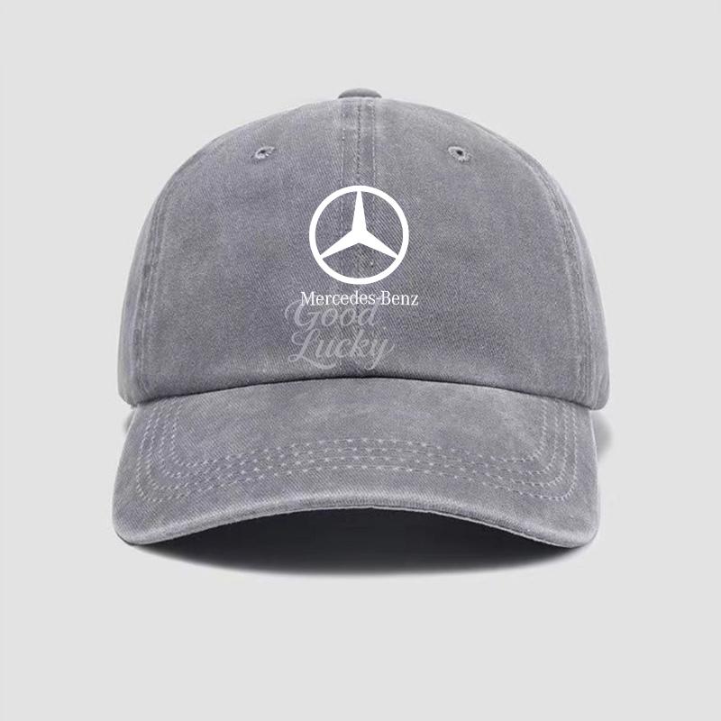 Módní Ležérní Kšiltovka Baseballová Čepice s Logem Auta Vintage Hip Hop Ochrana proti Slunci Pro Mercedes Benz Třída A C E S G GLC CLE CLA GLB GLS W177