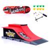 Mini Finger Skating Board Skate Park Kit Children Venue Combination Skateboard Ramp Track Educational Toy Set
