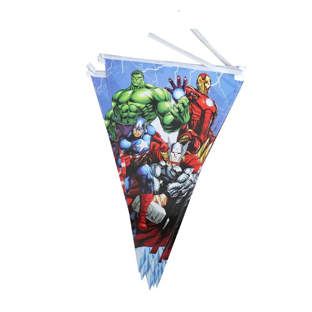Avengers Birthday Party Supplies Disposable Cutlery Paper Plates Paper Cups Tissue Boys Birthday Party Decorations