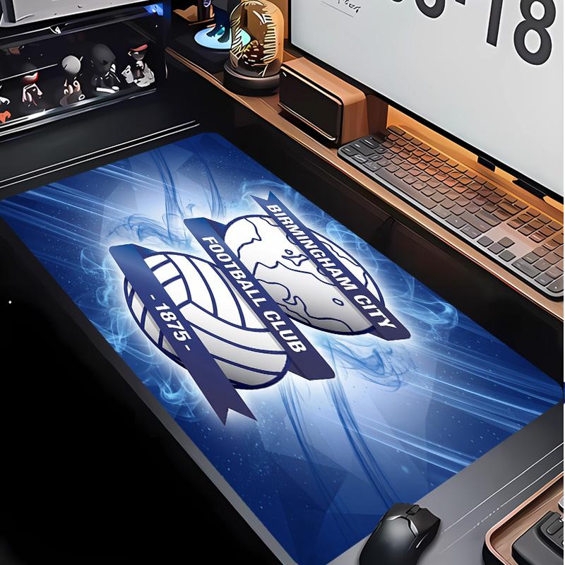 Birmingham City Football Pattern Mouse Pad Non?Slip Rubber Base Gaming Mousepad For Desk Office Home