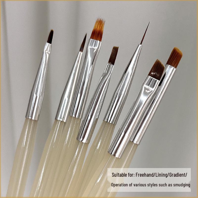 Nail Art Pen for Line Drawing, French Ombre, Gradient, Dotting, and Floral Designs – Light Therapy Tool Brush