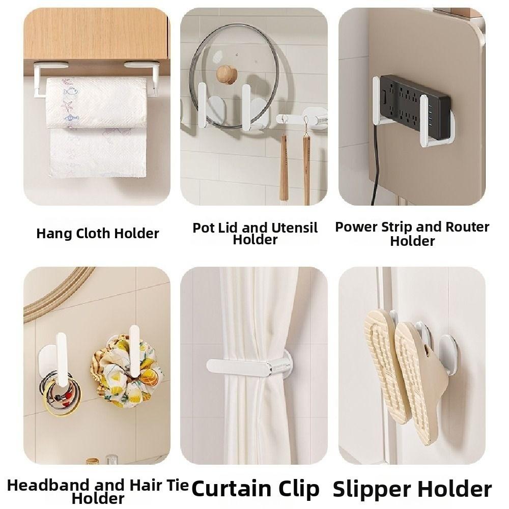 2Pcs Stretchable Cling Film Storage Rack Magnetic Hat Storage Holder Roll Paper Hanger Dorm