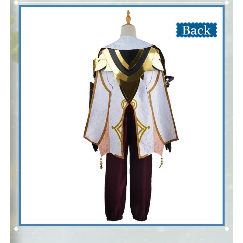 Genshin Impact Aether Cosplay Costume Adult Carnival Uniform Wig Anime Halloween Party Costumes Masquerade Women Game