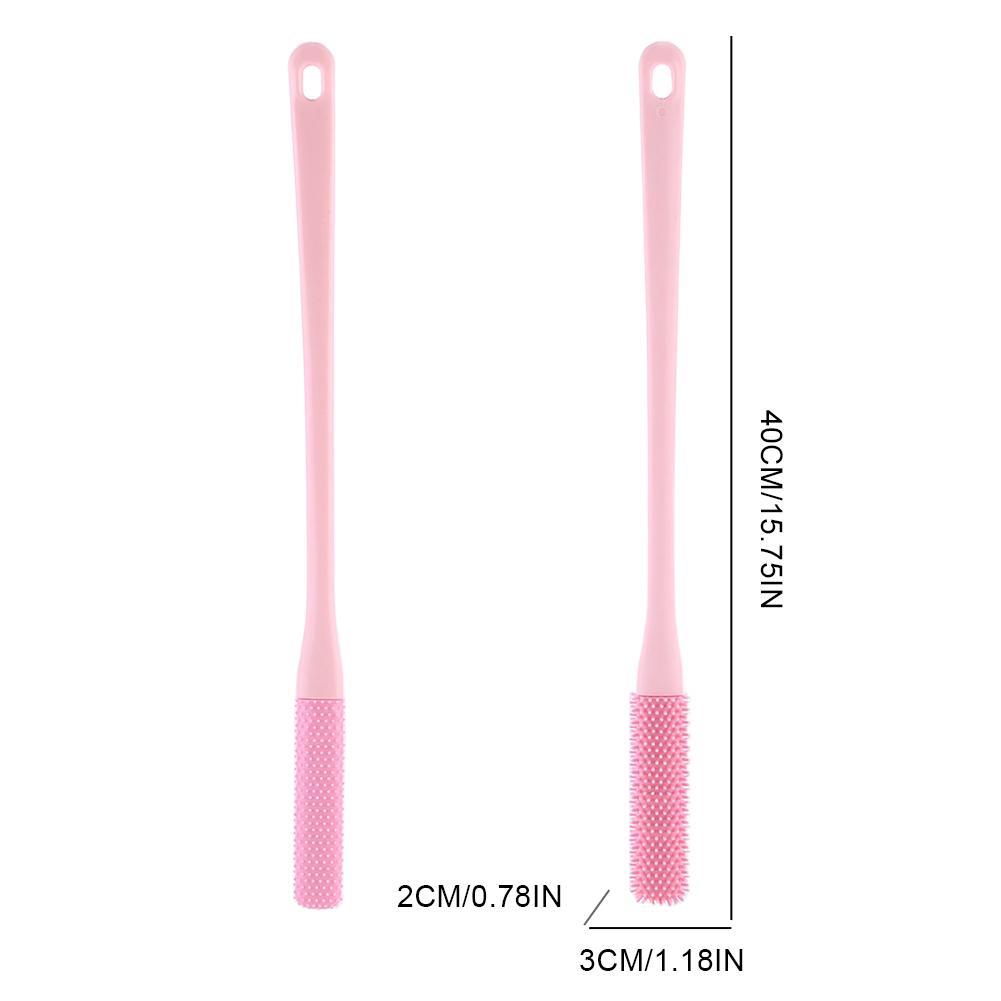 2Pcs Toe Cleaning Brush Silicone Foot Brush Exfoliation Lotion Applicator Feet Cleaner Scrub for Seniors Elderly Disabled