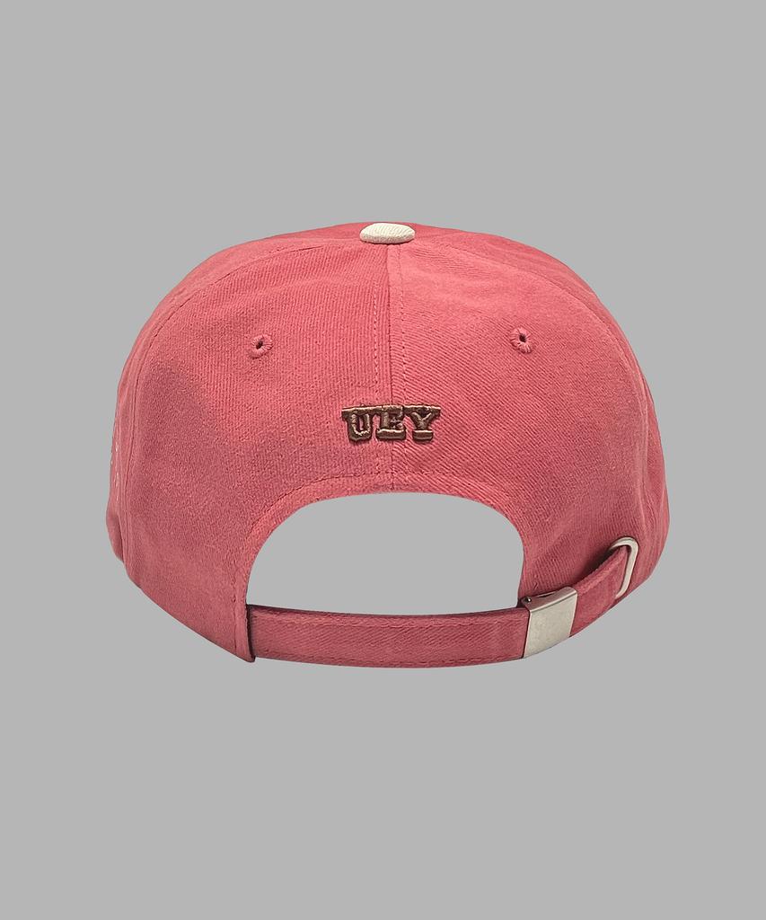 Hyui H Patch Two Tone Cap [Pink]