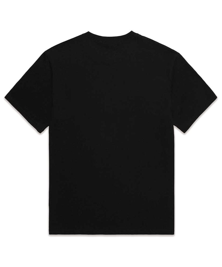 Baligeiteu B# Übergroßes Kurzarm-T-Shirt (Bs025) Schwarz
