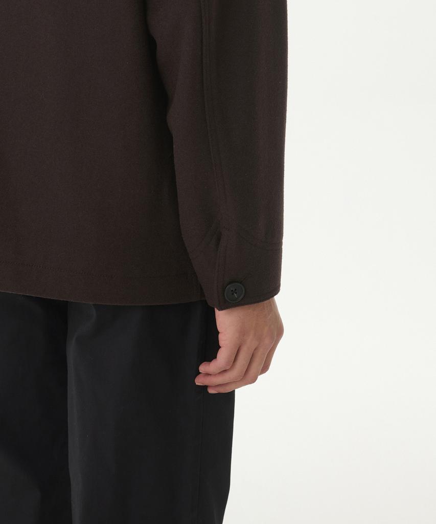 Musinsa Standard Wool Blend Chore Jacket [Dark Brown]