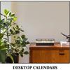 1 stuks Creatieve Eeuwigdurende Kalender Roterend Wiel Bureaukalender Metalen Frame Huis Kantoor Bureau Decoratie Ornament