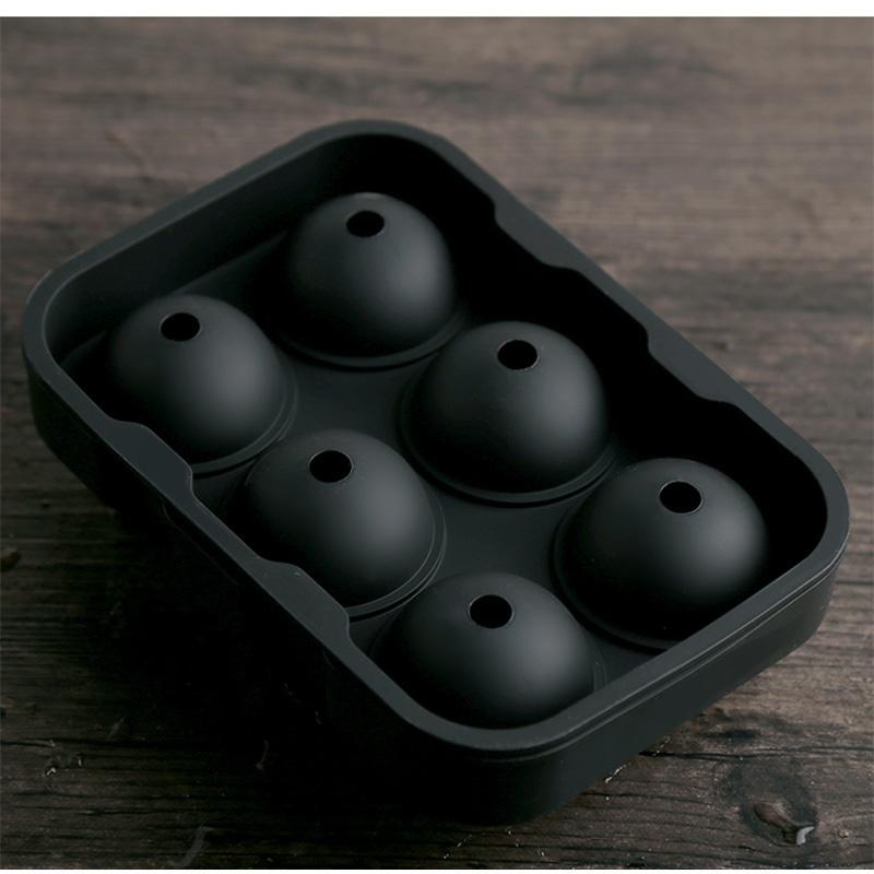 Kreativní forma na výrobu kulatých ledových koulí na whisky, velká forma, podnos, náhodná barva