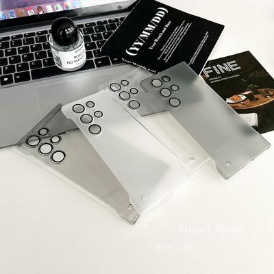 Suitable for Samsung S25ultra Ultra Thin Skin Feeling S23ULTRA Frameless Phone Case S24 Hardened Anti Scratch Heat Dissipation