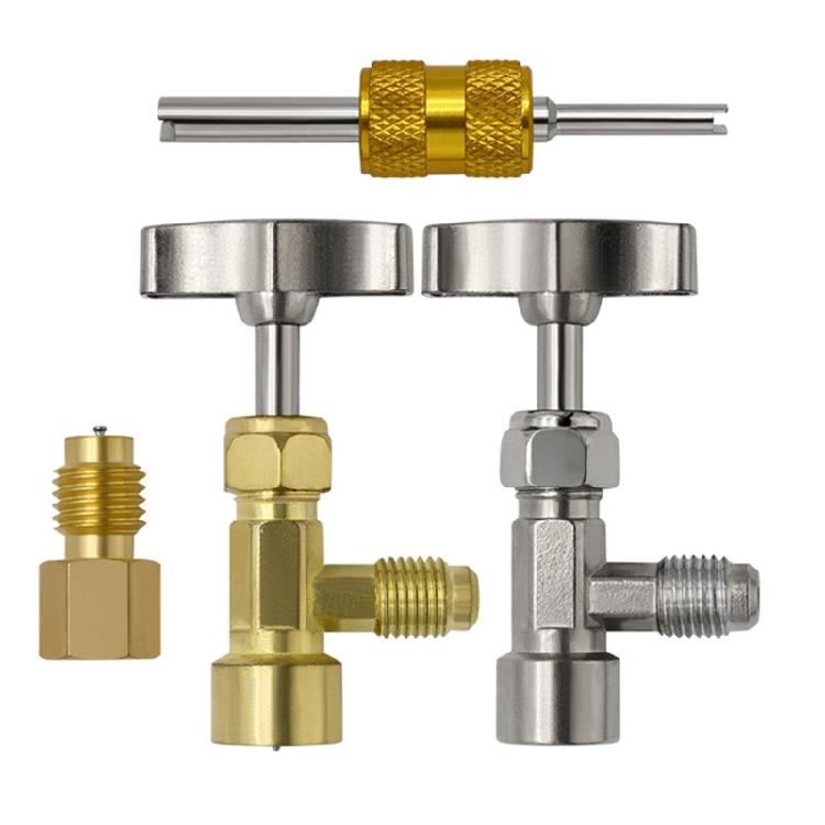 Leakproof Air Conditioning Refrigerants Dispenser Bottle Opener Charging Device for Garage Service Stations Maintenance