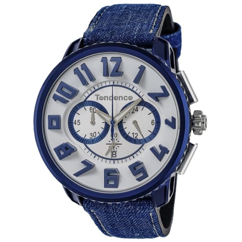 

TENDENCE Men s ALUTECH GULLIVER Watch TY146001-DE-AM, Quartz Movement, 10 ATM Water Resistance, Mineral Glass, White Dial, Aluminum Alloy