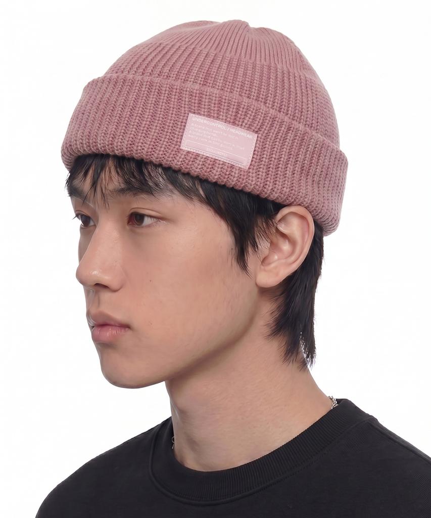 Eondeokeonteulol Winter Short Beanie Beanie / Monk Fit / Pink