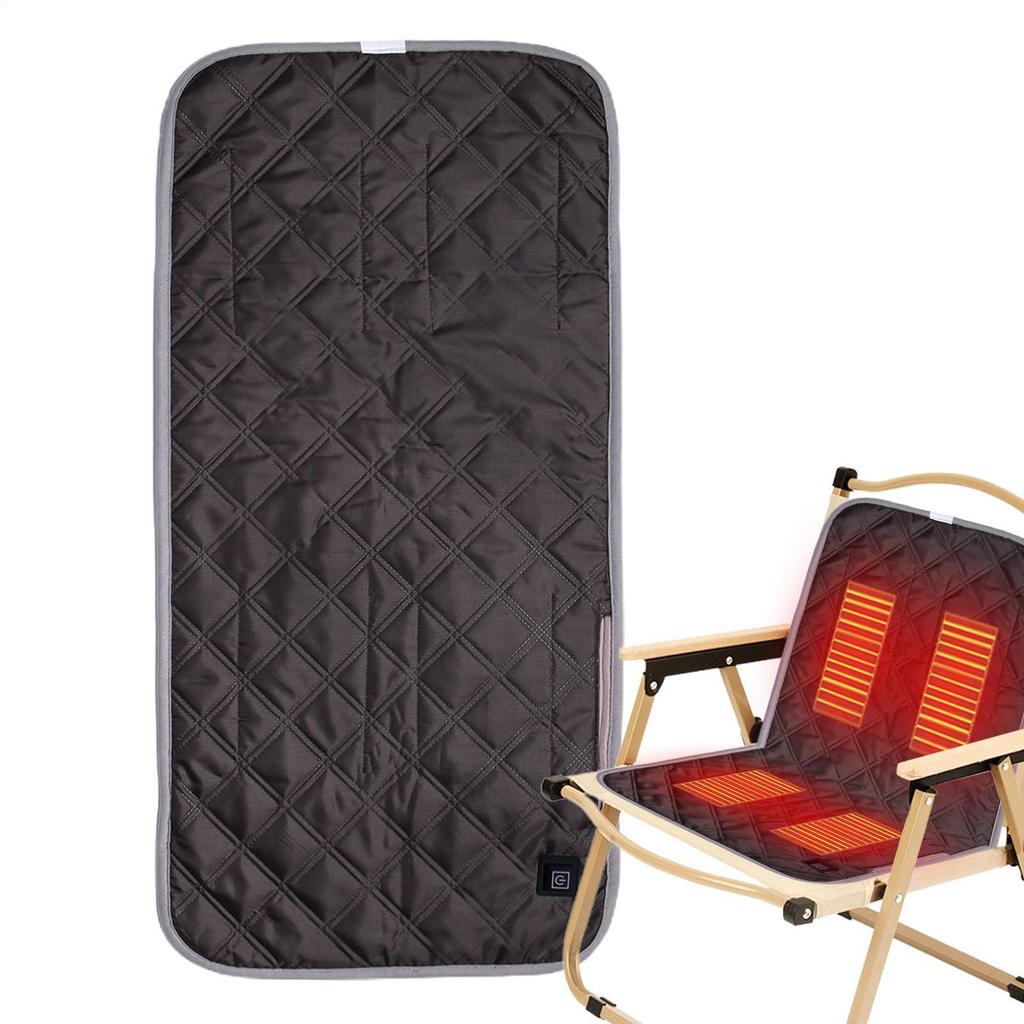 USB Charging Electric Mat With 3Heating Modes Intelligent Temperature Control Areas Camping Chair Heated Cushion for Winter Warm
