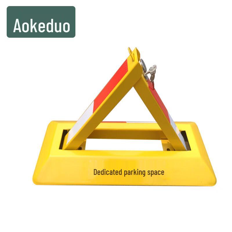 Aokedu No-Drill Triangular Car Parking Lock