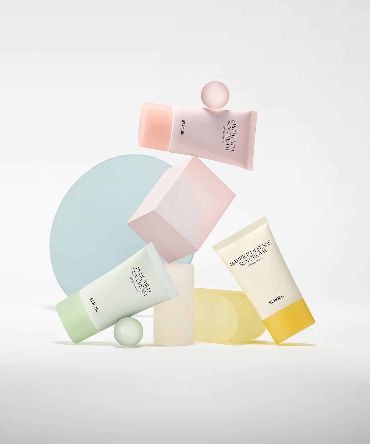 Elroel Sun Cream 50ml 3 Types (Inorganic/Organic/Mixed) Pure Mild (Mineral Sunscreen)