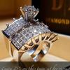 Viya Jewelry Couple Set Ring Jewelry Ladies Engagement Ring