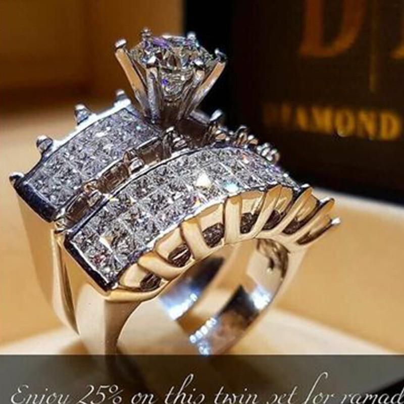 Viya Jewelry Couple Set Ring Jewelry Ladies Engagement Ring