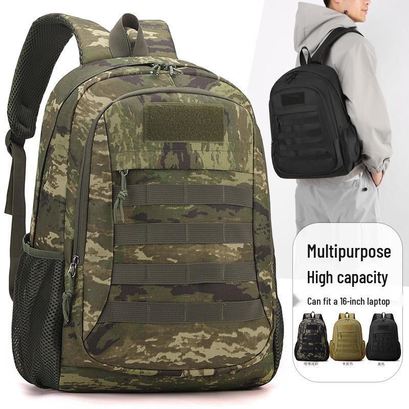 Large Capacity Camouflage Outdoor Backpack - Multifunctional Hiking, Climbing, Cycling, and Tactical Bag