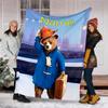 Personalized Custom Name Blanket - Paddington Bear Print Design,Blanket for Sofa,Bed,Travel,Camping - Soft and Warm, Great Gift