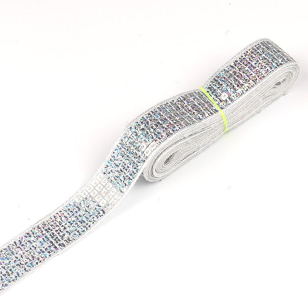 20 Yard Shiny Sequin Ribbon Beading Lace Trim Sequin Sewing Fabric For Patchwork Applique Craft Diy Wedding Dress Decoration