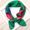Women Square Scarf Ethnic Hijab Retro Handkerchief Head Wrap Head Scarves Muslim Floral Print Bandana Shawl Headscarf