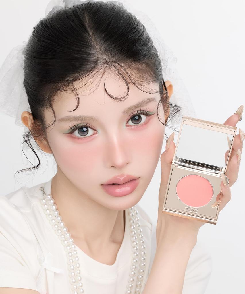 SELVE Foggy Veil Blusher (Cheek) (06 Plum Peach, 4 grams)