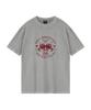 WILDROCK Cherry Pair Pigment Oversized Short Sleeve T-Shirt (Includes Cropped) (Type B)