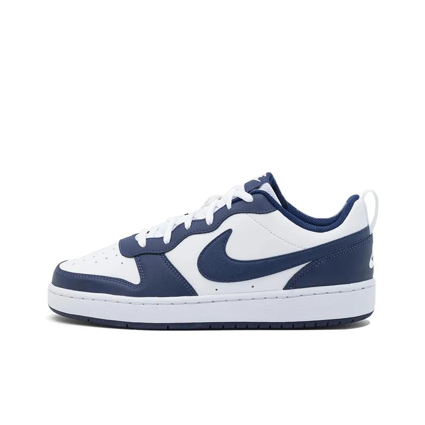 Nike Court Borough Low 2 Comfortable Kids Sneakers Men Sneakers White Blue BE5248-206