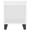 Maison Exclusive - Table de chevet Blanc 40x35x50 cm Bois d’ingénierie