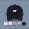 Paris Heart Embroidered Baseball Cap, Cotton Soft Top Adjustable Hat For Men Women Daily Outdoor Streetwear Fashion Headwear