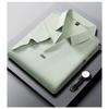 New Men's Casual and Fashionable Solid Color Short Sleeved  Business Polo Shirt Comfortable  Summer T-shirt
