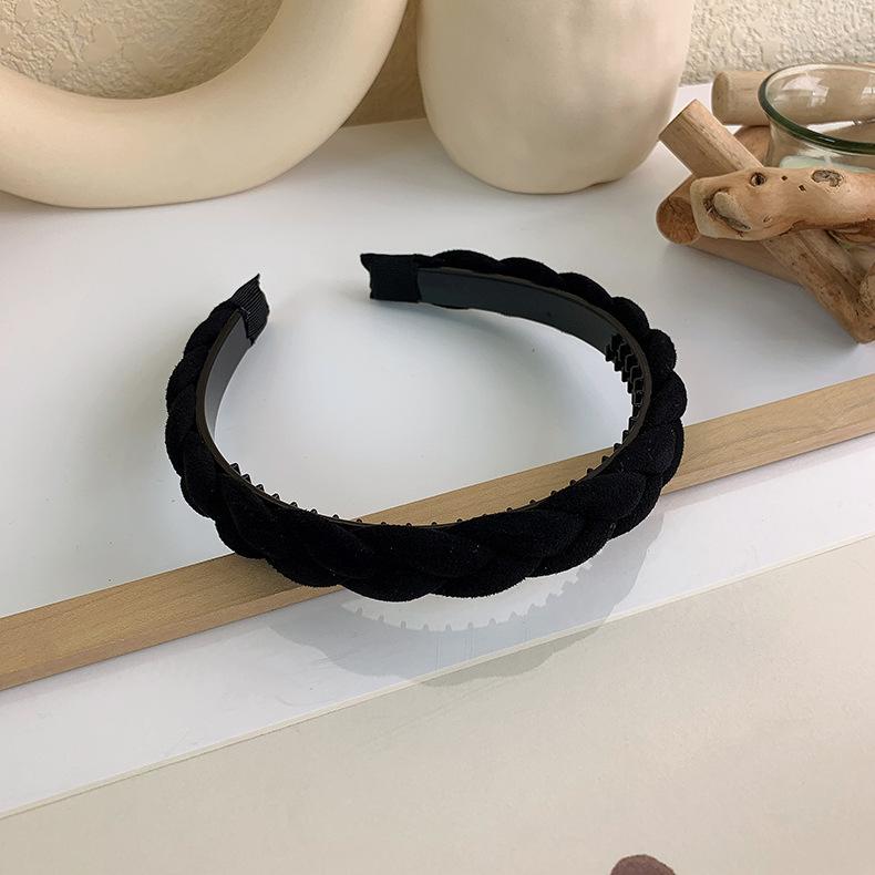 Bandă de Păr la Modă Femei Elegantă Culoare Solidă Bandă de Păr Burete Diademă Cerc de Păr Fete Bezel Accesorii de Păr Bandă de Păr Nouă Bandă de Păr