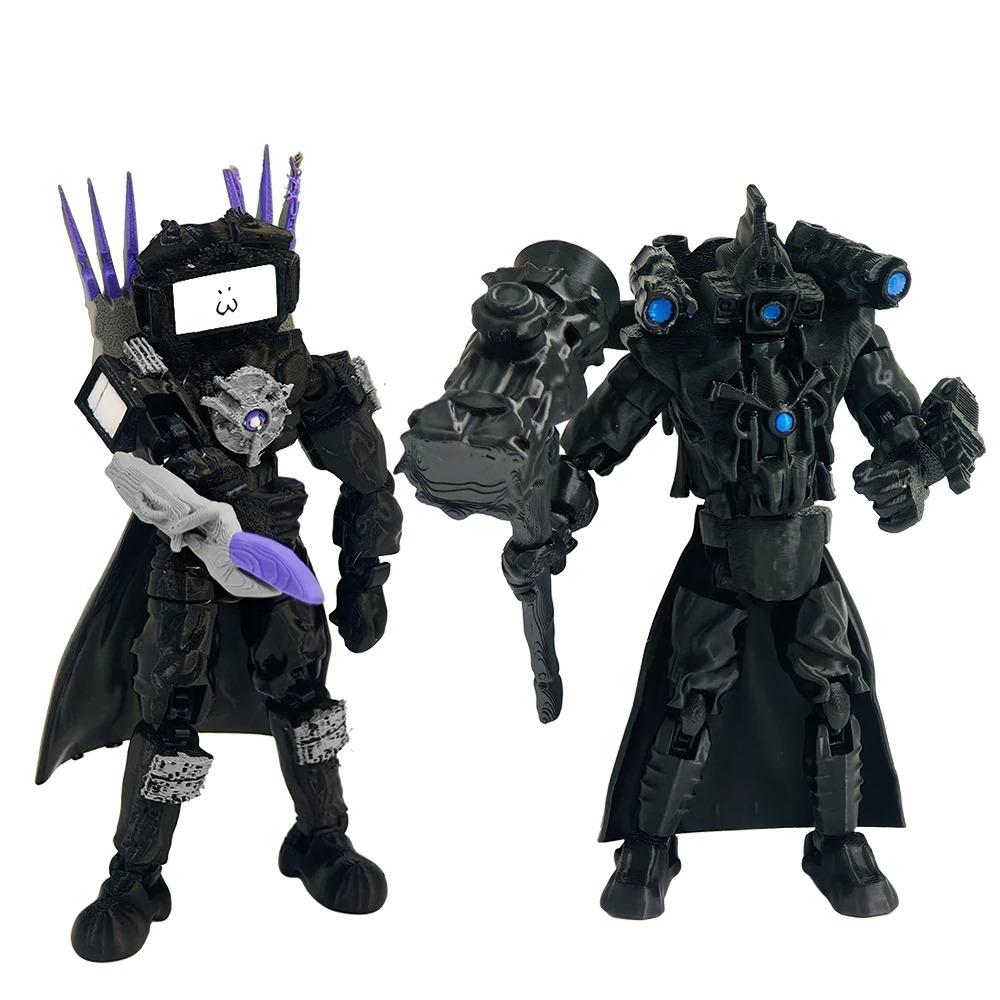 2026 Skibidis Toilets Action Figures 3D Printed Speakerman Clockman TV Man Articulated Models for Kids Birthday Gift