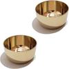 Solid Bronze/Kansa Plain Bowl (Gold, 150ml) 4 Piece