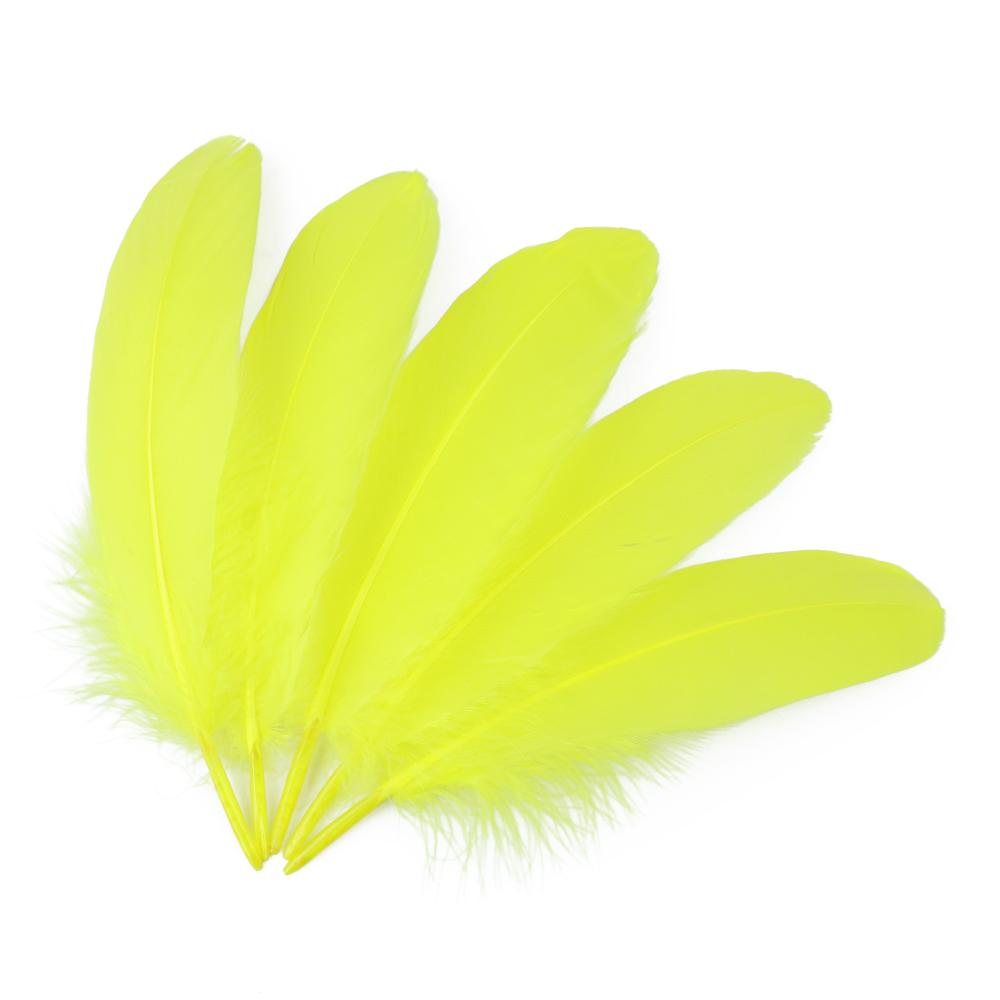50/200/500 Stück Harte Stange Natürliche Gänsefedern Bastel Federn Weiße Federn Schmuckherstellung DIY Party Hochzeitsdekoration 15-20CM