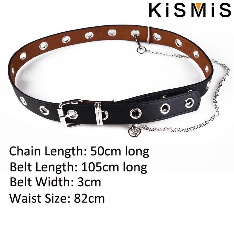 Punk Hip-Hop Chain Belt Hollow Waist Strap Casual Retro Alloy Clothing Accessory for Women Jeans