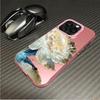 Luxury Lotus Flower Electroplate Case For OPPO A5 A3 A6 PRO A60 A79 A18 A38 A78 A74 A94 A58 A3X A40 A5X A6X RENO 5F 5 6 Lite 8 7