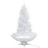 VidaXL Arbre de Noël Neigeux avec Base de Parapluie Sapin de Noël Artificiel Arbre Décoration de Noël Salon Salle de Séjour 284338