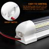 2 Stück 108 LED Auto Innenraum Weiß Streifen Lichtleiste Auto Innenraumlampe mit Ein/Aus Schalter Van Kabine LKW LKW Wohnmobil Boot Wohnmobil